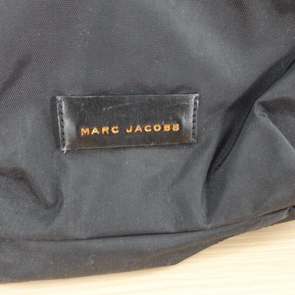 MARC JACOBS Bag Adult Black Backpack Medium Nylon Travel Lightweight DEFECTS - Picture 3 of 16